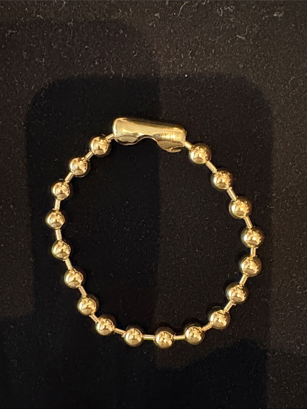 Plunder Gold Ball Bead Stretch Bracelet - Picture 2 of 3
